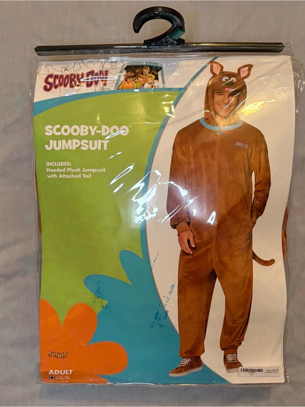 Adult ScoobyDoo Hoodie Costume
